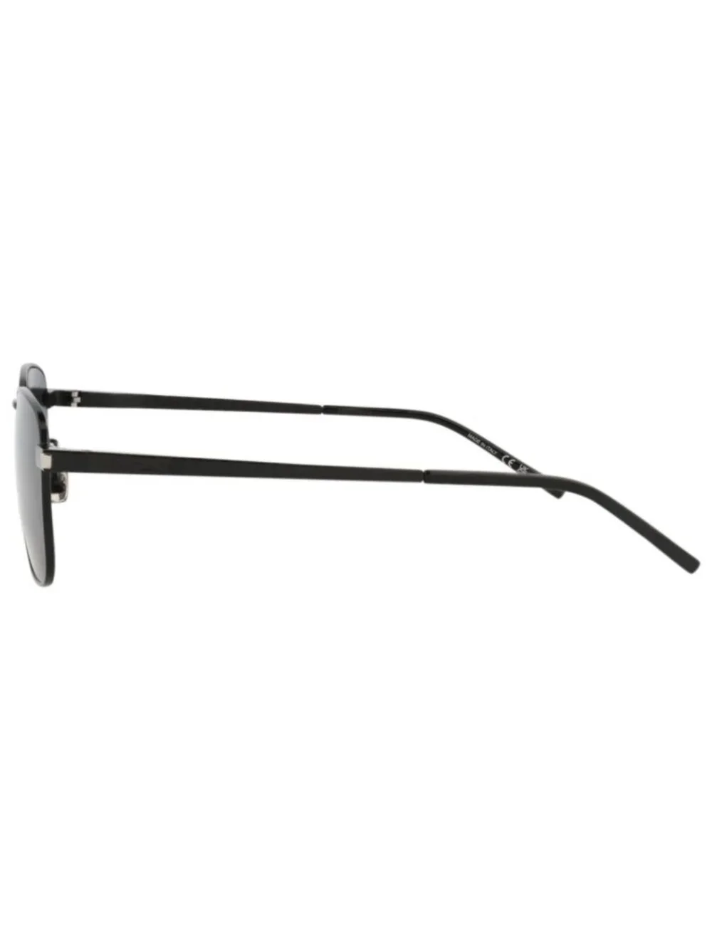 New Saint Laurent Women's Sunglasses Square Rectangle Metal Frame Unisex Black